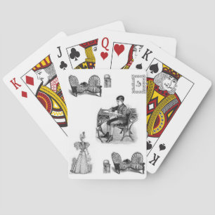 Kaartdecker afspelen pokerkaarten