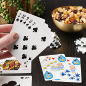 Kaartdecker afspelen pokerkaarten (Insitu)