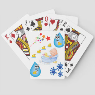 Kaartdecker afspelen pokerkaarten