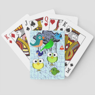 Kaartdecker afspelen pokerkaarten