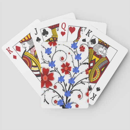 Kaartdecker voor afspelen pokerkaarten (Achterkant)