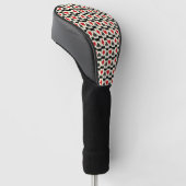 Kaarten afspelen Kwartet Patroon Golfheadcover (Schuin)