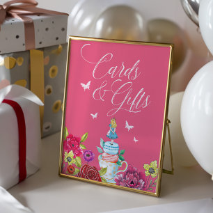 Kaarten & Cadeaus Alice In Wonderland Levendige Bl Poster