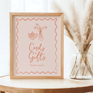 Kaarten & Cadeaus Bord met Whimsical Illustraties Poster
