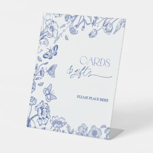 Kaarten & Cadeaus Elegant Iets Blauw Vrijgezellenf Reclamebord Met Voetstuk