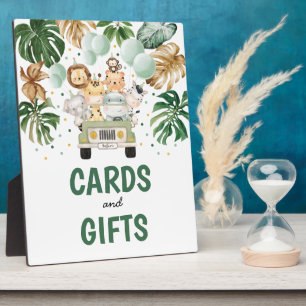 Kaarten & Cadeaus Tropische Safari Dieren Baby sho Fotoplaat