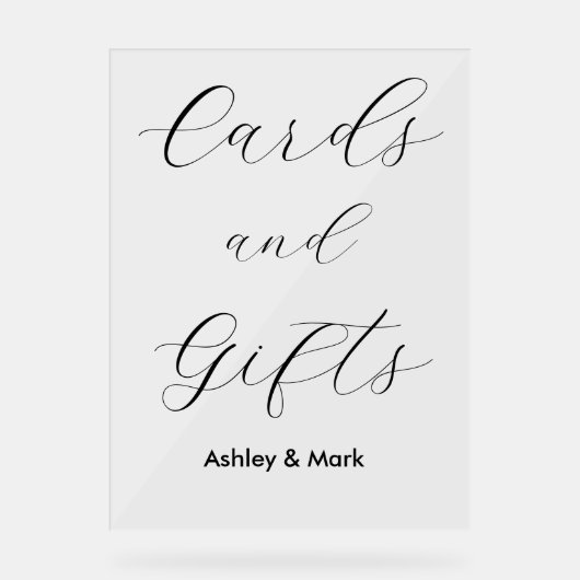 Kaarten Cadeaus Trouw Verloving Acryl Bord (Voorkant)