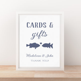 Kaarten & Cadeaus Twee Vissen Minder Trouwen Borre Poster