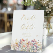 Kaarten & Cadeaus! Wildbloem Reclamebord Met Voetstuk