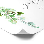 Kaarten en Baby shower voor schottenblauw met cade Poster (Hoek)