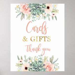 Kaarten en cadeaubonnen tekenen poster