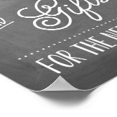 Kaarten en cadeaubonnen | Weddenschap-decor Poster (Hoek)