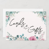 Kaarten en cadeaus bord (Voorkant / Achterkant)