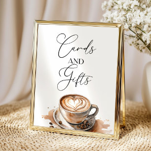 Kaarten en Cadeaus Coffee Baby Shower Poster