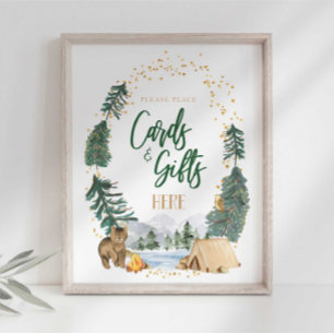 Kaarten en Cadeaus Feestbord Poster