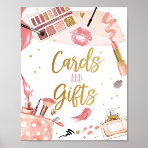 Kaarten en cadeaus Spa Party Makeup Glamor Girl Po Poster