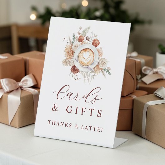 Kaarten en Cadeaus Tafelbord Koffie Thema Reclamebord Met Voetstuk