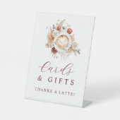 Kaarten en Cadeaus Tafelbord Koffie Thema Reclamebord Met Voetstuk (Voorkant)