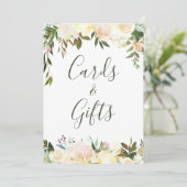 Kaarten en Cadeaus Tekenkaart Rustieke Groene Bloe (Staand voorkant)