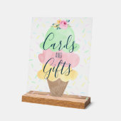 Kaarten en Cadeaus Waterverf Ijs Acryl Bord (Hoek)