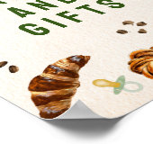 Kaarten en geschenken Baby shower Poster (Hoek)