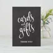 Kaarten en geschenken Betaalbaar bord bord (Staand voorkant)