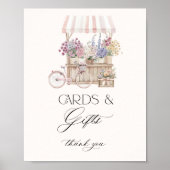 Kaarten en geschenken Elegant uit de markt Poster (Voorkant)