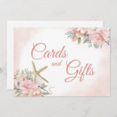 Kaarten en geschenken Floral Beach (Voorkant / Achterkant)