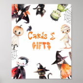 Kaarten en geschenken Halloween kostuumfeest Poster (Voorkant)