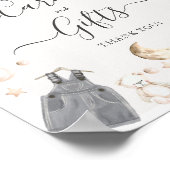 Kaarten en geschenken Kleding Boho Gender Reveal Poster (Hoek)