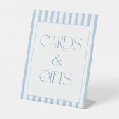 Kaarten en geschenken reclamebord met voetstuk (Voorkant)