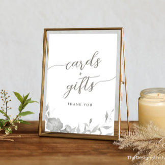 Kaarten en geschenken teken minimalistische Boho F