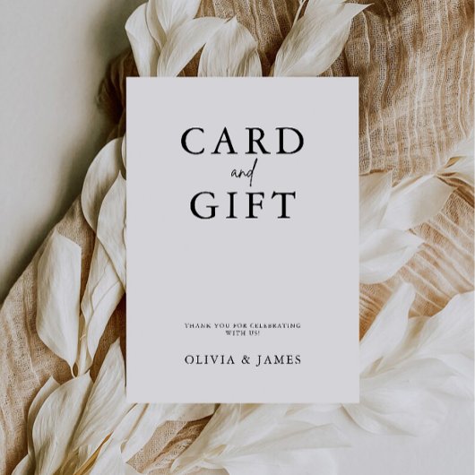 Kaarten en geschenken teken, minimalistische bruil