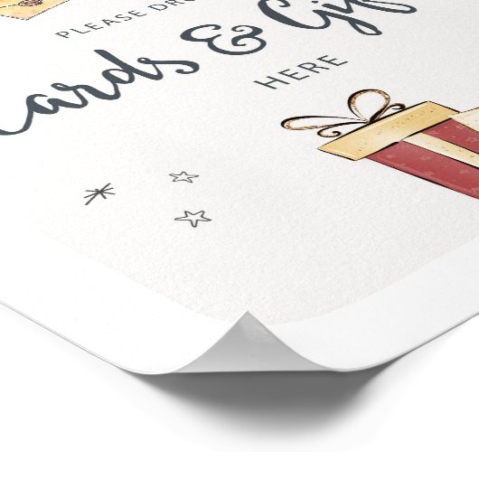 Kaarten en Geschenken Wizard Party Sign Poster (Hoek)