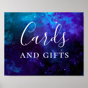 Kaarten en geschenken. Zeemijlvaart, nachtmarinebr Poster
