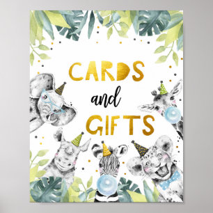 Kaarten- en Gifts Safari Party Animals Poster