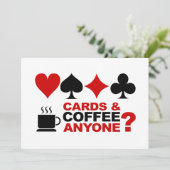Kaarten en koffie-uitnodiging (Staand voorkant)