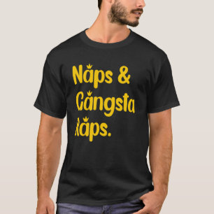 Kaarten en Rap van Gangsta die Rap aftappen T-shirt