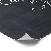 Kaarten en weddenschappen op karton poster (Hoek)