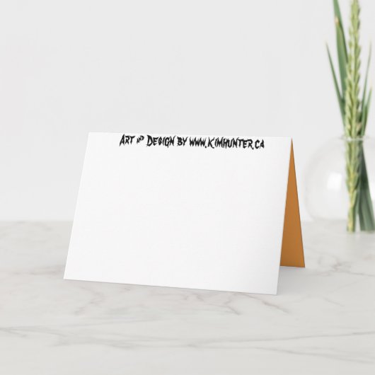 Kaarten Halloween van Jack-o-lantern Party (Achterkant)