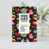 Kaarten in komische stijl (Staand voorkant)