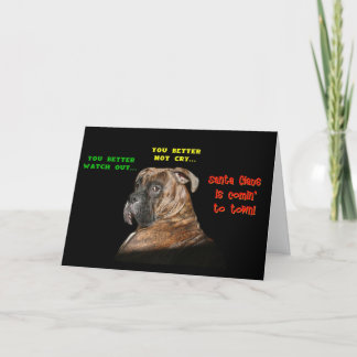 Kaarten: je kunt maar beter opletten feestdagen kaart