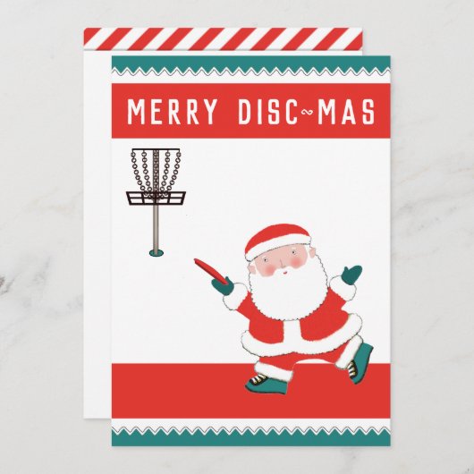 Kaarten met de Disc Golf Holiday (Voorkant / Achterkant)