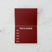 Kaarten met zwarte kat Aangepaste Halloween Party- (Binnen)