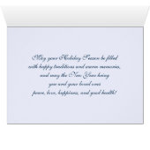 Kaarten op het kerst op de Parisiaanse scène (Binenzijde Horizontaal (Onderkant))