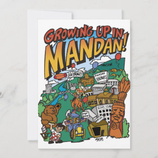 Kaarten "Opgroeien in Mandan"