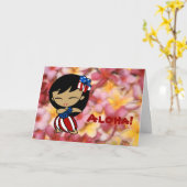 Kaarten Plumeria van de Honing van Aloha de (Gele Bloem)