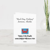 Kaarten "Slechte Dag die van de Boot van Alaska " (Achterkant)