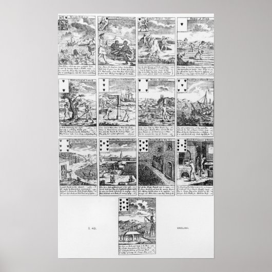 Kaarten spelen die bubbels verzachten poster (Voorkant)