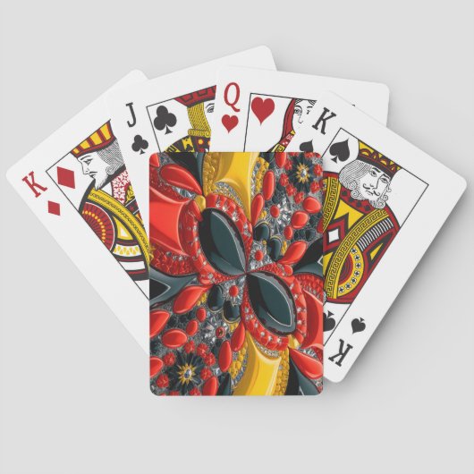 Kaarten spelen met Duitse kleuren (Achterkant)